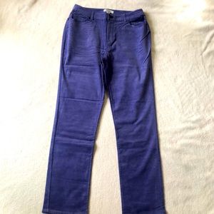 Coldwater Creek high-rise five pocket, bootcut corduroys in bluish lavender Sz10